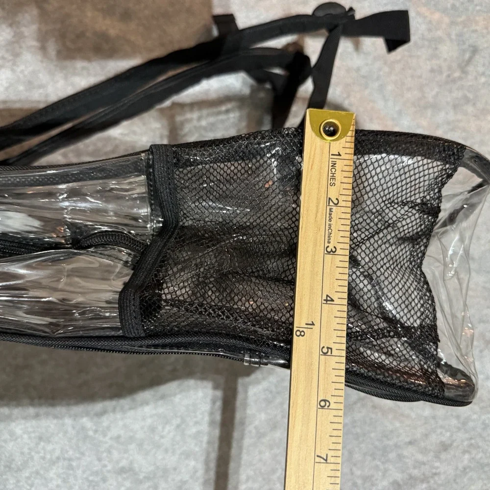 Shalam Imports CL2220 Clear Backpack Large Transparent Heavy Duty PVC